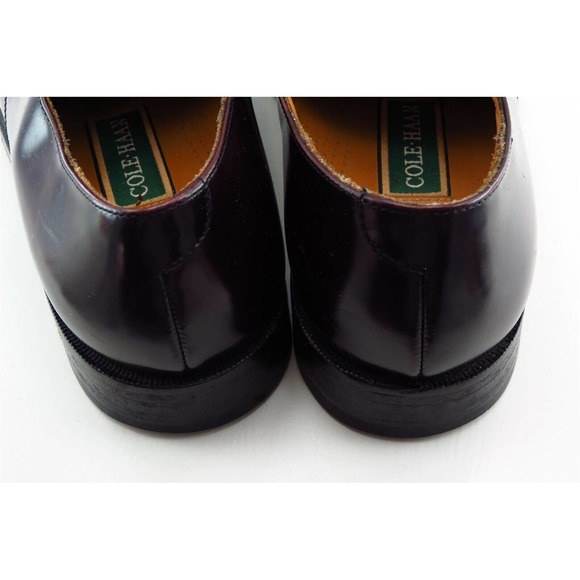 Cole Haan Shoes Sz 9 D‎ Almond Toe Brown Derby Oxfords Leather Men - Picture 5 of 8